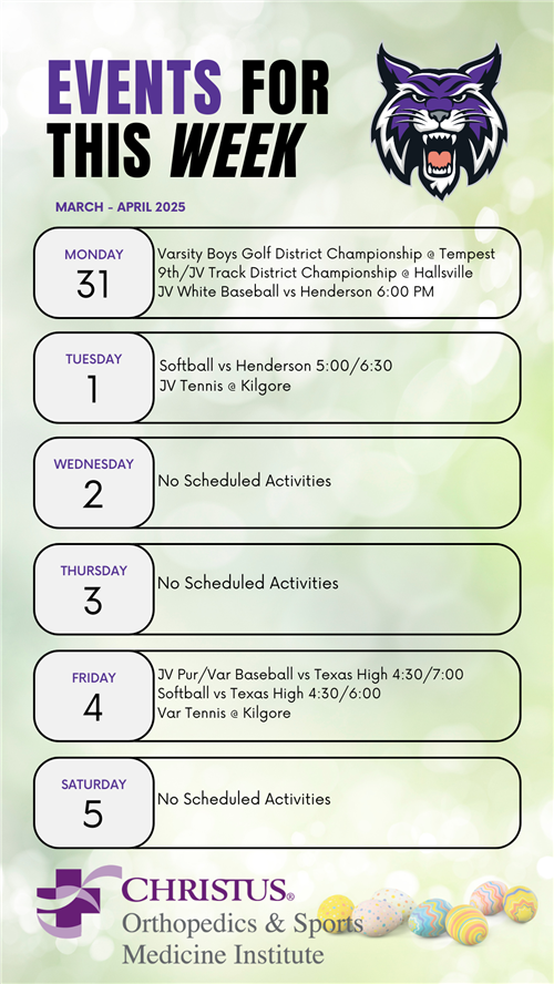 Athletics This Week